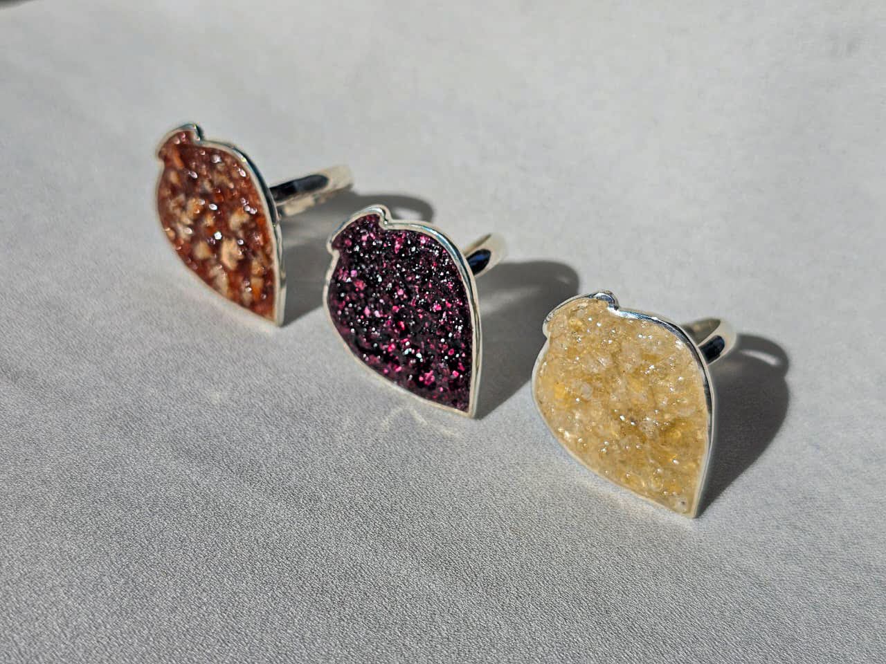 Ring "Qvevri" (Rkatsiteli Crystals)