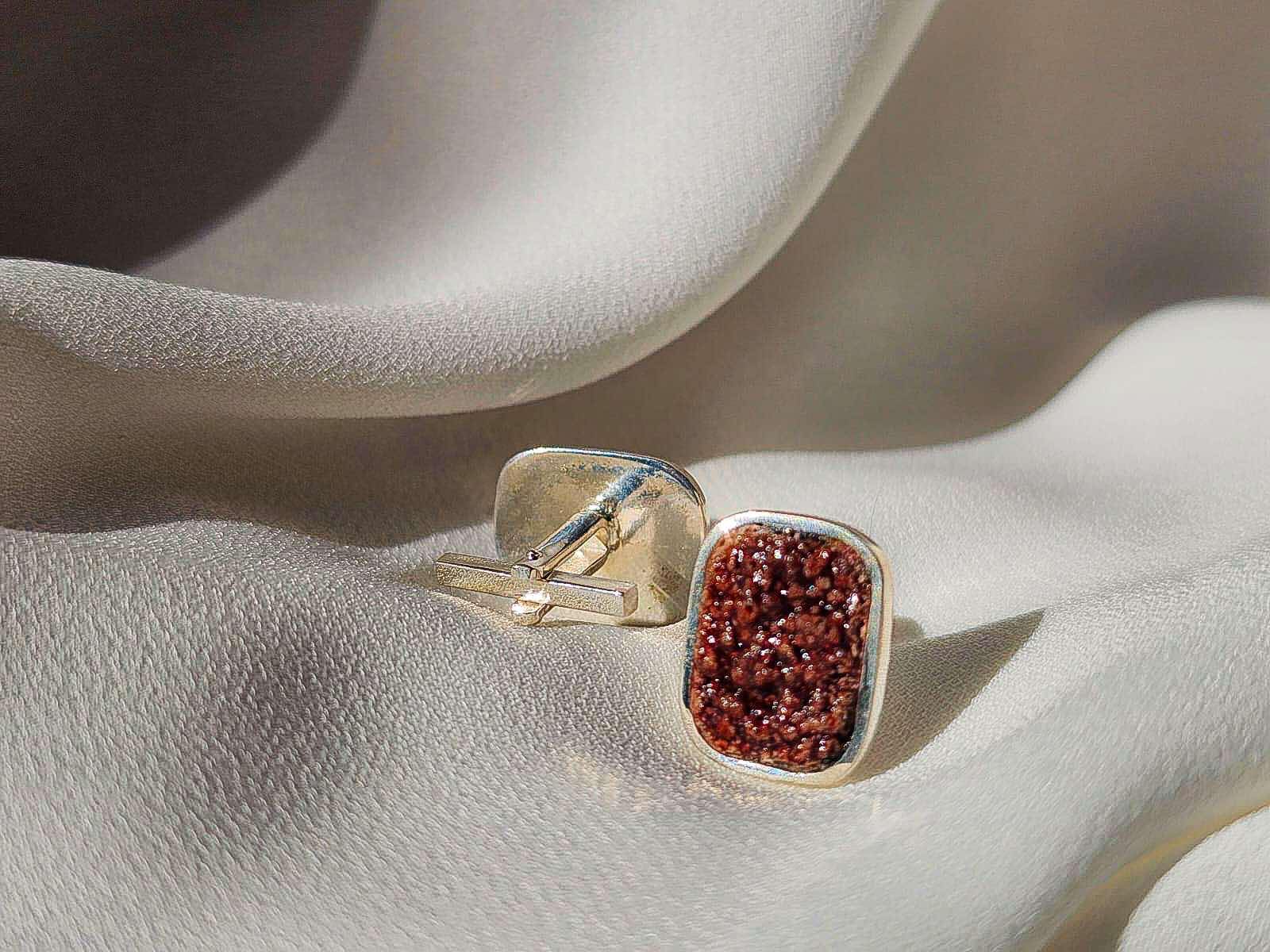 The author's cufflinks "Guruli"