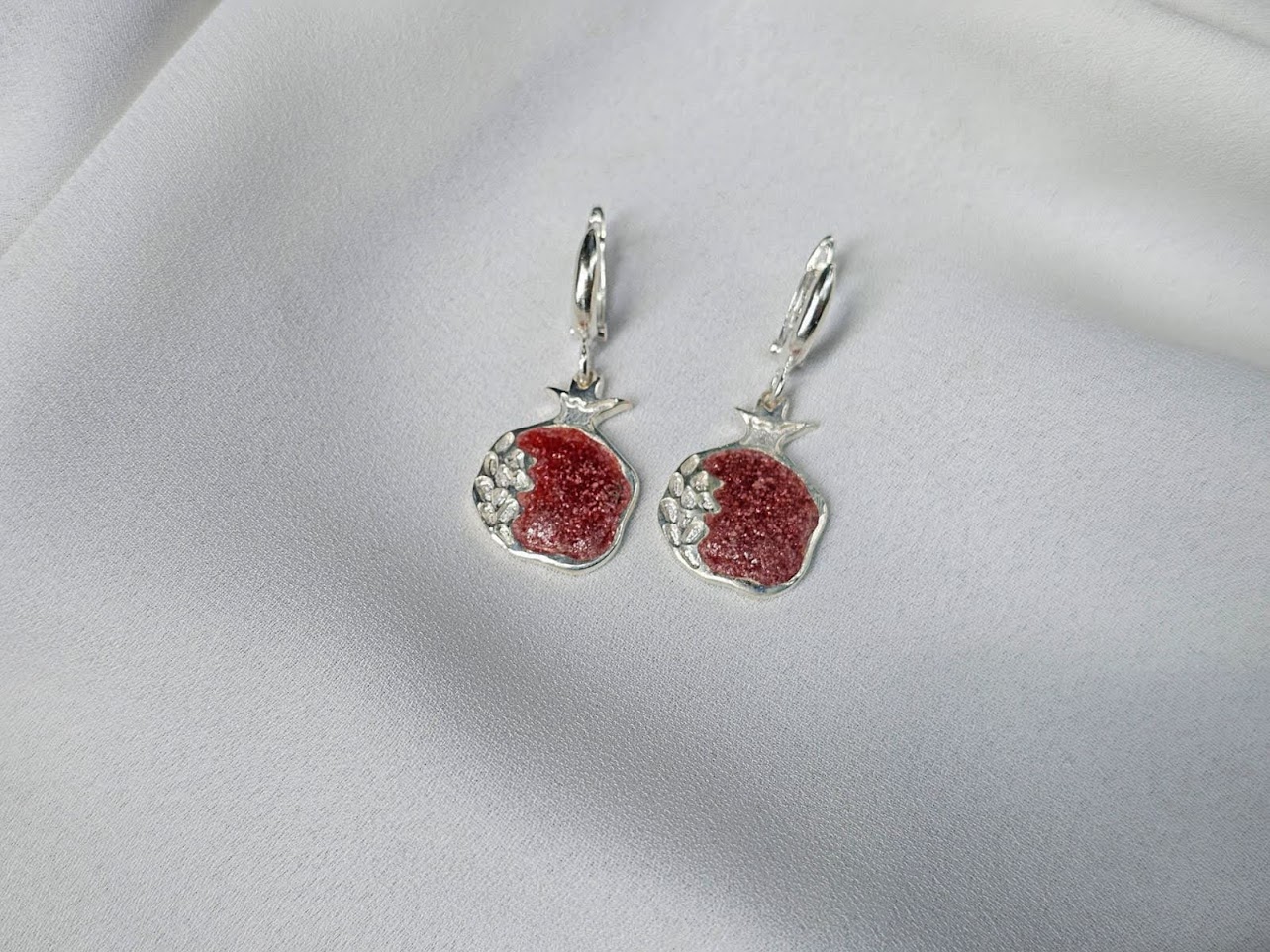 EARRINGS "Pomegranates"