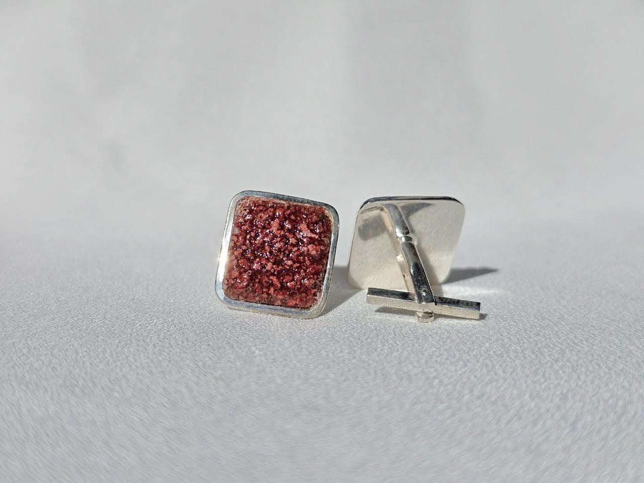 The author's cufflinks