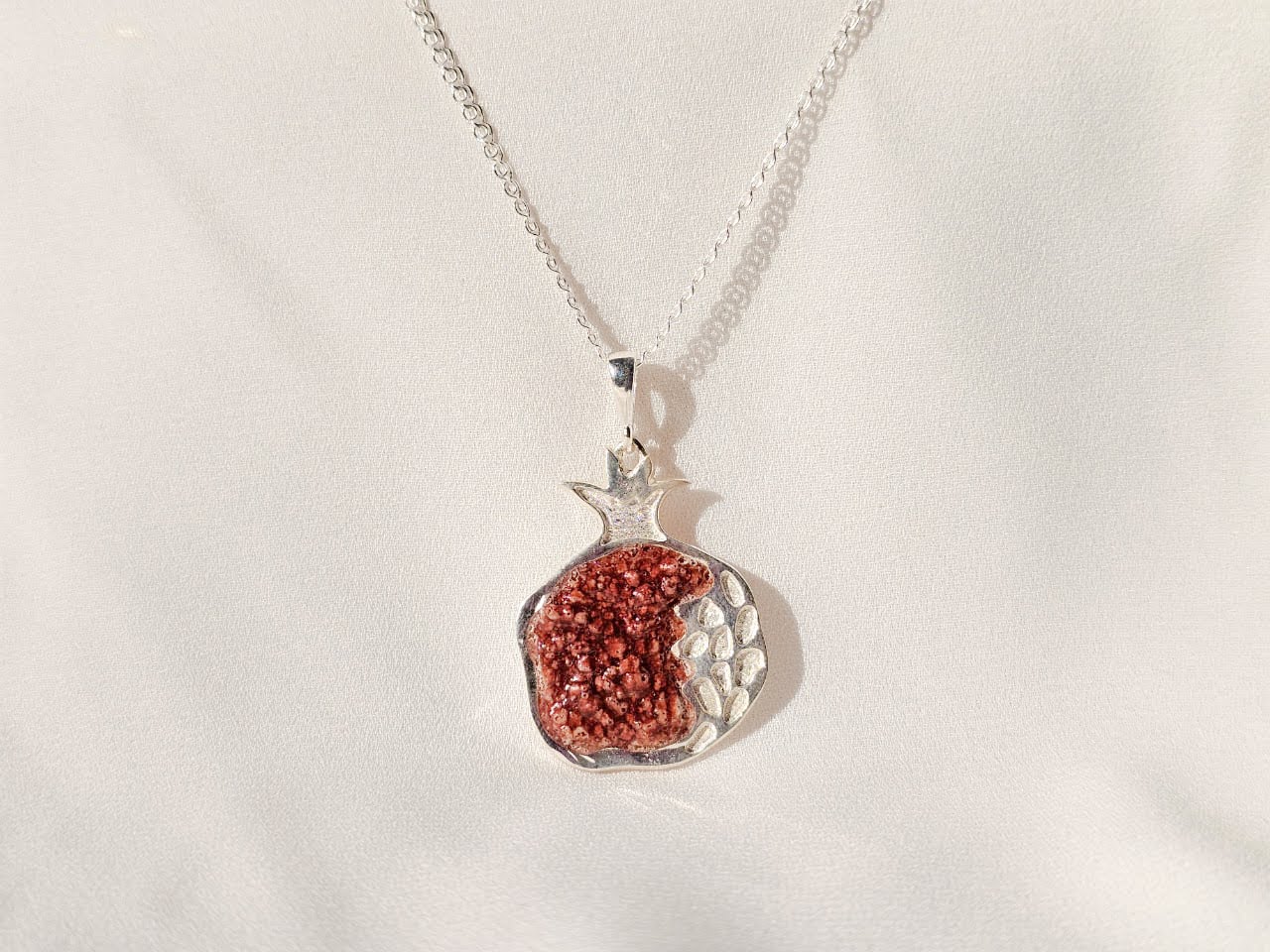 Necklace "Pomegranate"