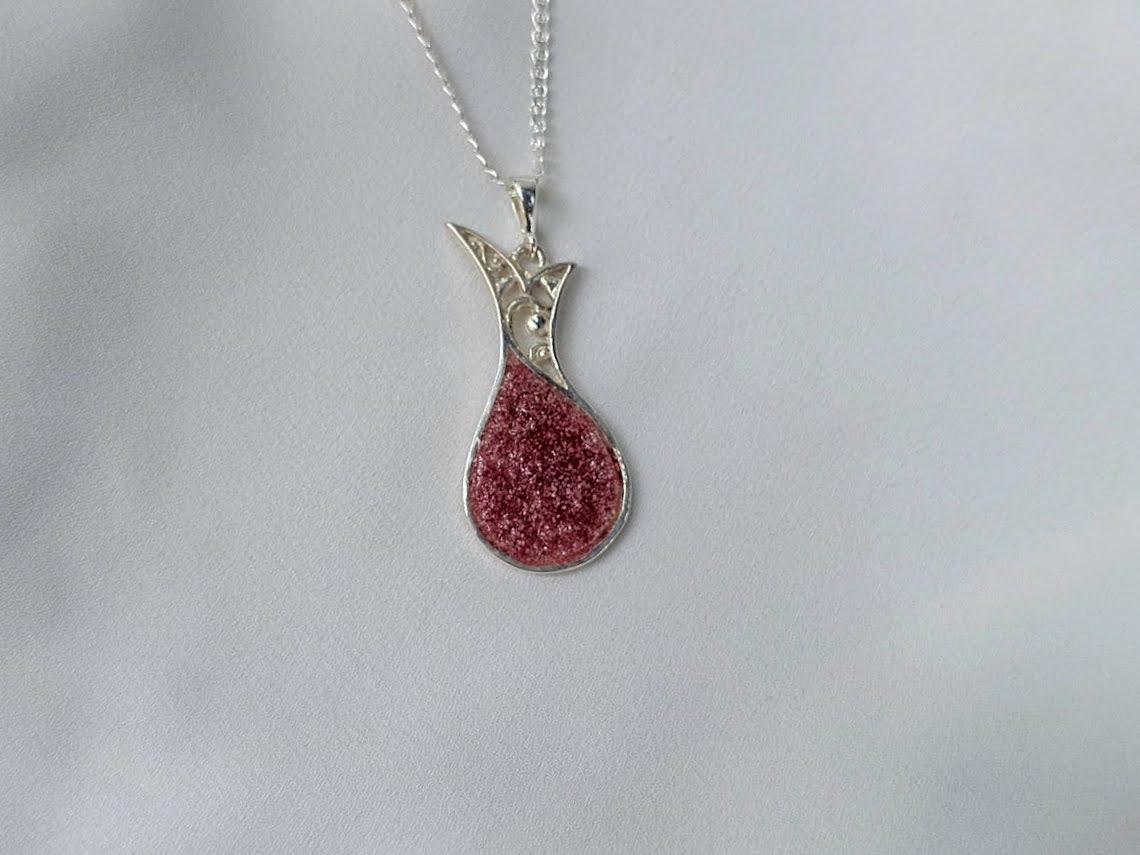 Necklace "Pomegranate"