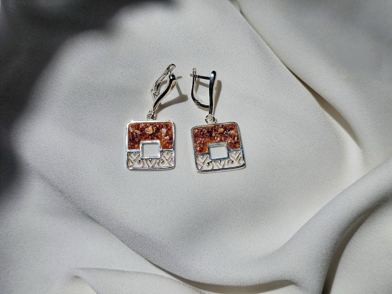 Earring "Tbilisi balcony "