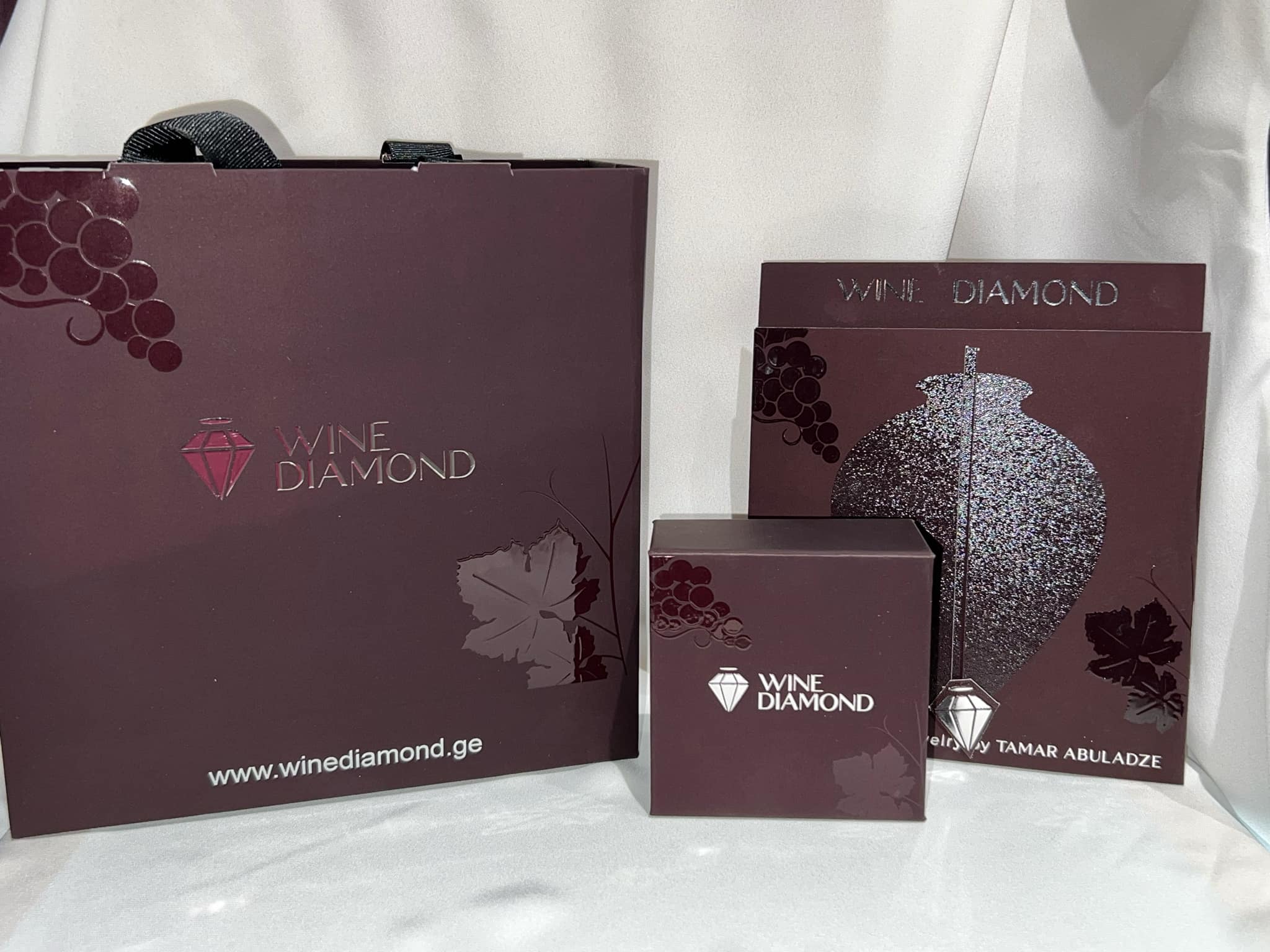 Earrings "Pomegranates"
