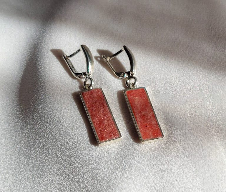 EARRINGS "Door of the marani" (Chkhaveri Rose)